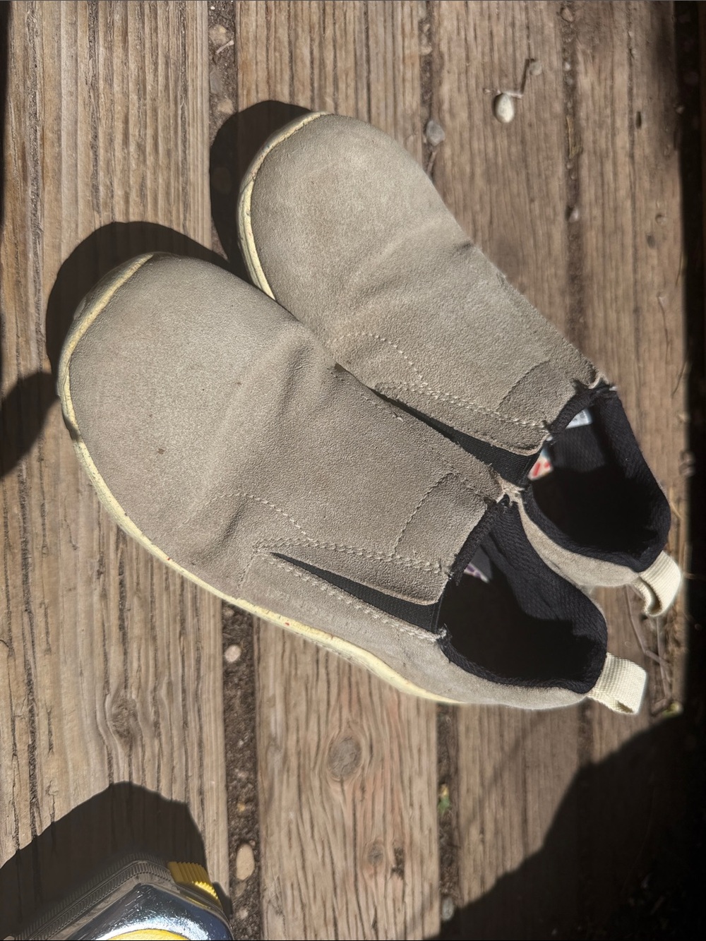 Merrell Kids Slip-On shoes in Taupe and Black